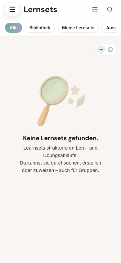 Lernsets – Mobile